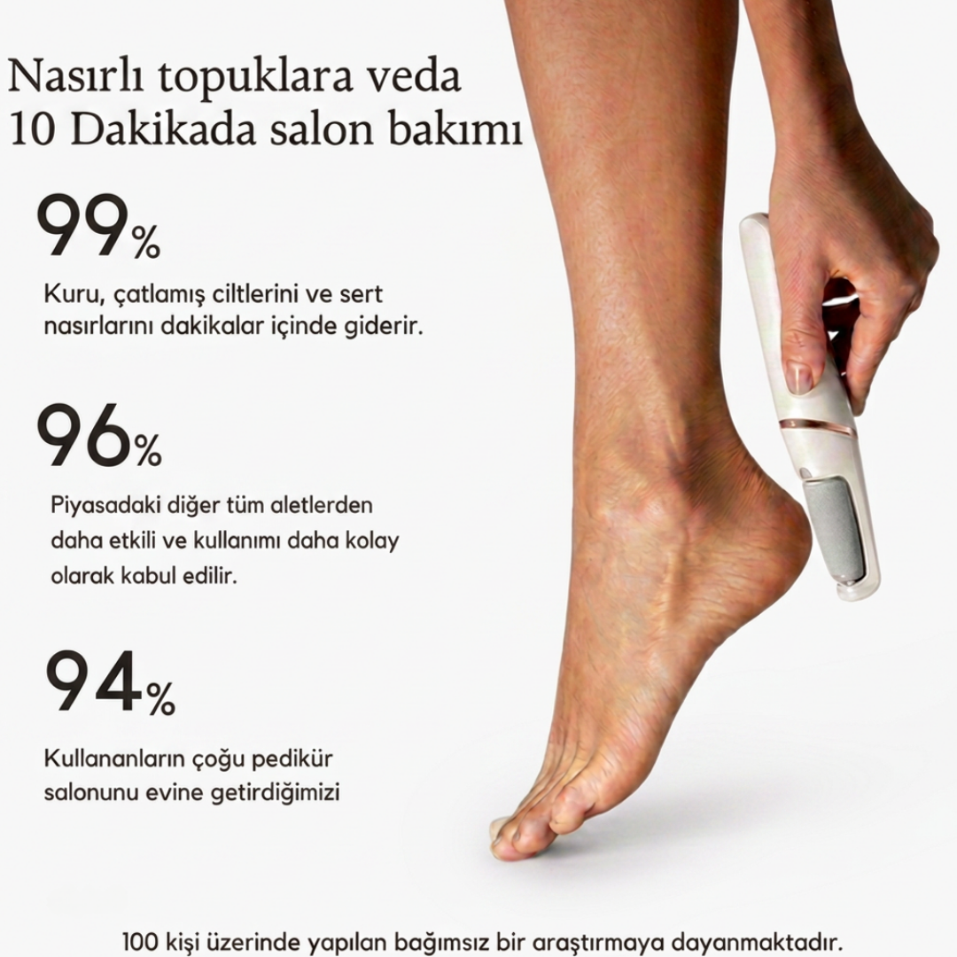 Nomuvi Velvet Pro-Pedikür Ve Ayak Bakım Aleti
